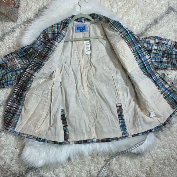The Children's Place Multicolor Plaid Blazer - Picture 9 of 11